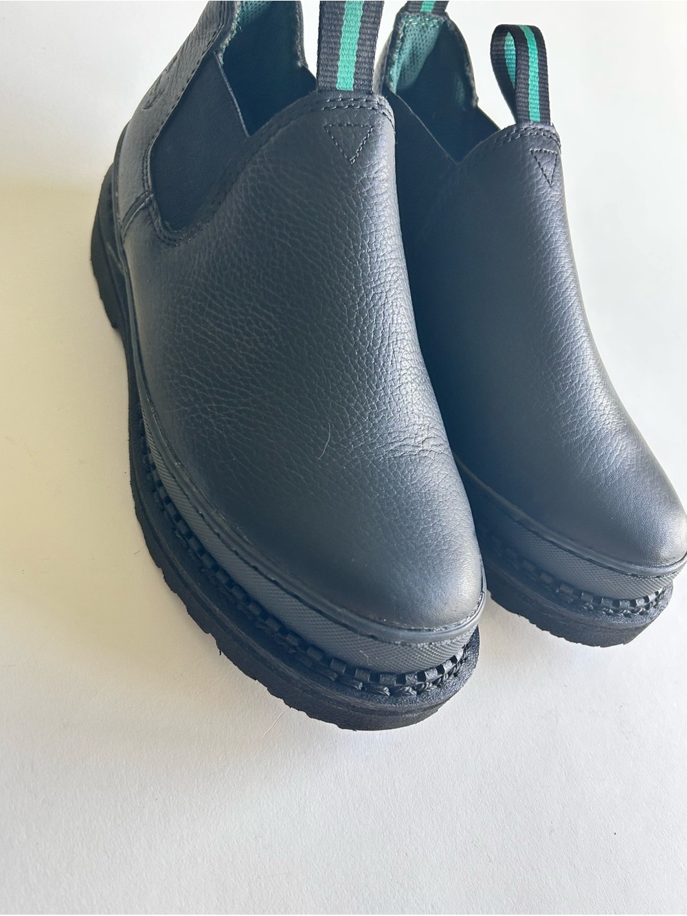 Men’s Georgia Giant Oil&Slip Resistant Black Leather Low Top Boots size 8 - Picture 5 of 15